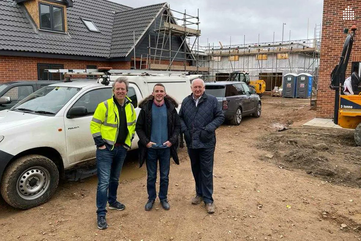 CrowdPropertyUK's tweet photo. CEO @mikebristow visited the development at North Walsham Road, Norwich last week to catch up with the developer on site.
This project sees the demolition of existing buildings and replacement with 8 new dwellings.
#PropertyDeveloper #PropertyDeveloping #Construction https://t.co/ul47mcgpx3