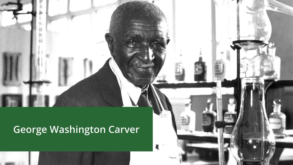 ecosolvercanada's tweet photo. To celebrate #BlackHistoryMonth, we are spotlighting an innovator, educator, scientist, and leader in agriculture.

George Washington Carver was paramount in amplifying the relationship between the health of the land and people, a concept that is evergrowing today. https://t.co/7c6QZGAUQ5