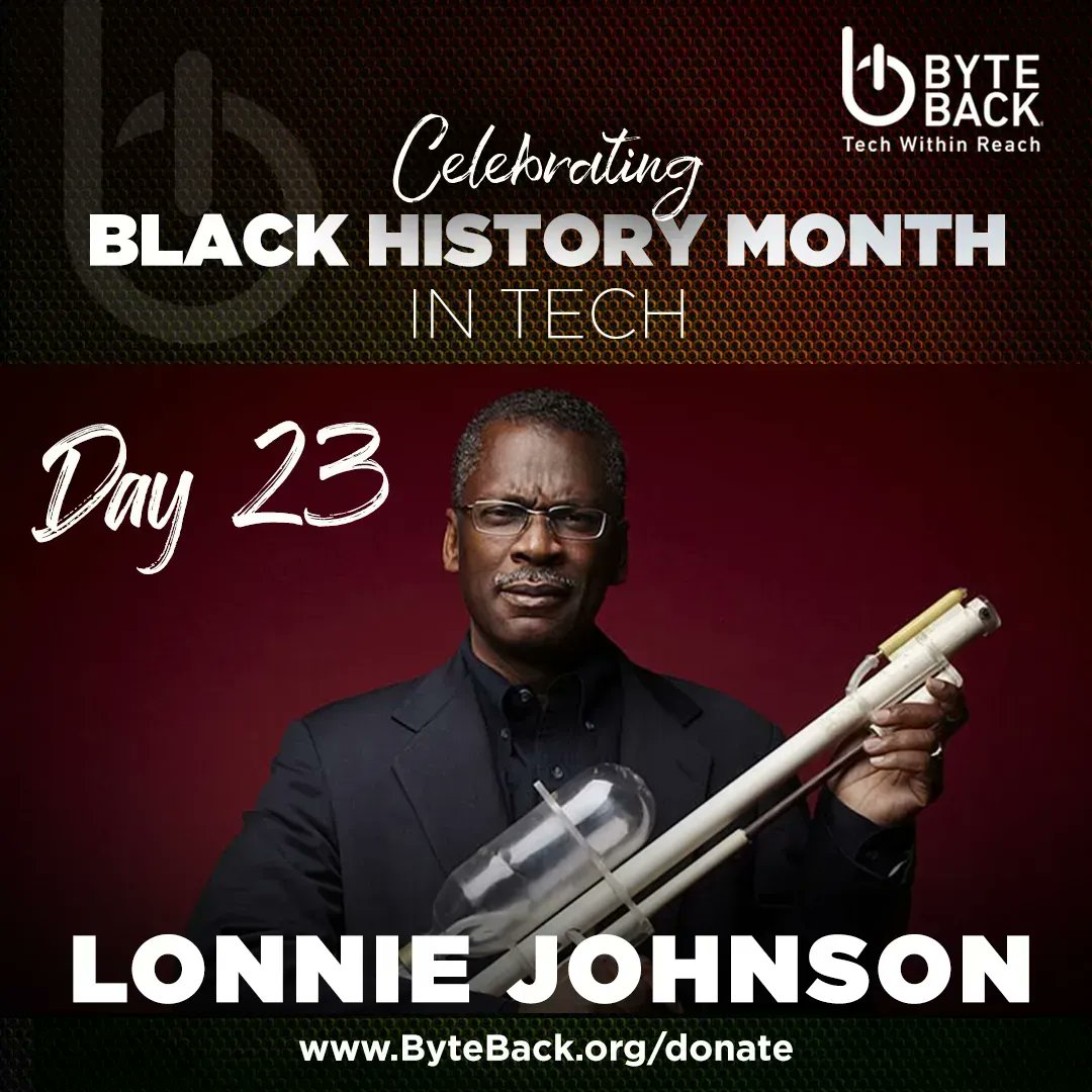 We_ByteBack's tweet photo. This year @we_byteback will be taking you on a 28 Day Journey in Black #Tech for #BlackHistoryMonth. Every day we will feature some of the change-makers and industry shifters in #Technology over decades. Join us in celebrating these icons #Webyteback #BHM2022 #blackhistoryintech https://t.co/Fkxxc8hf9T