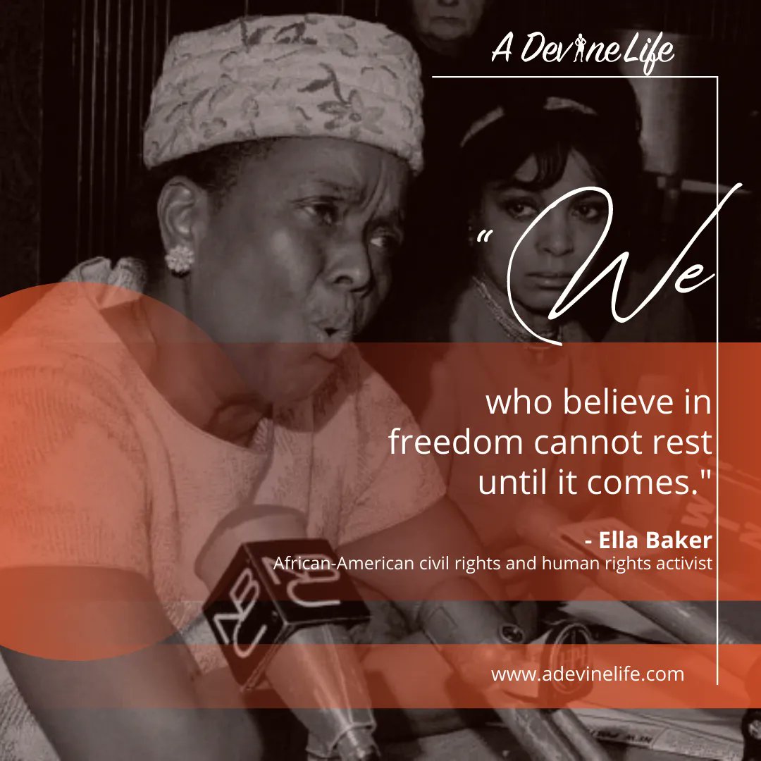 TIDEVINE's tweet photo. "We who believe in freedom cannot rest until it comes." - Ella Baker  #TameikaIsaacDevine #ADevineLife #CountDownTo50 #Transitions #BlackHistoryMonth #BlackExcellence #BlackWomenCan #Wife #Mom #Boss  
https://t.co/aJeLZc11bs https://t.co/X7Pwf5K6I9