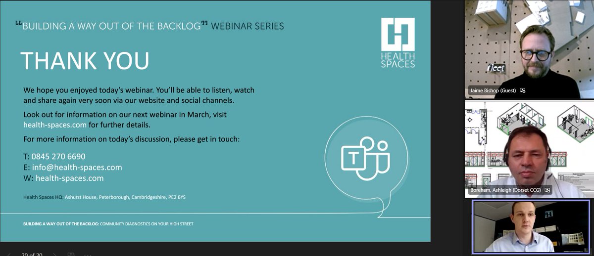 Ben_Inivos's tweet image. Fascinating first webinar from @HealthSpacesUK 
Let me know if you would like to watch it back

#communitydiagnostics
#healthonthehighstreet
#breakthebacklog