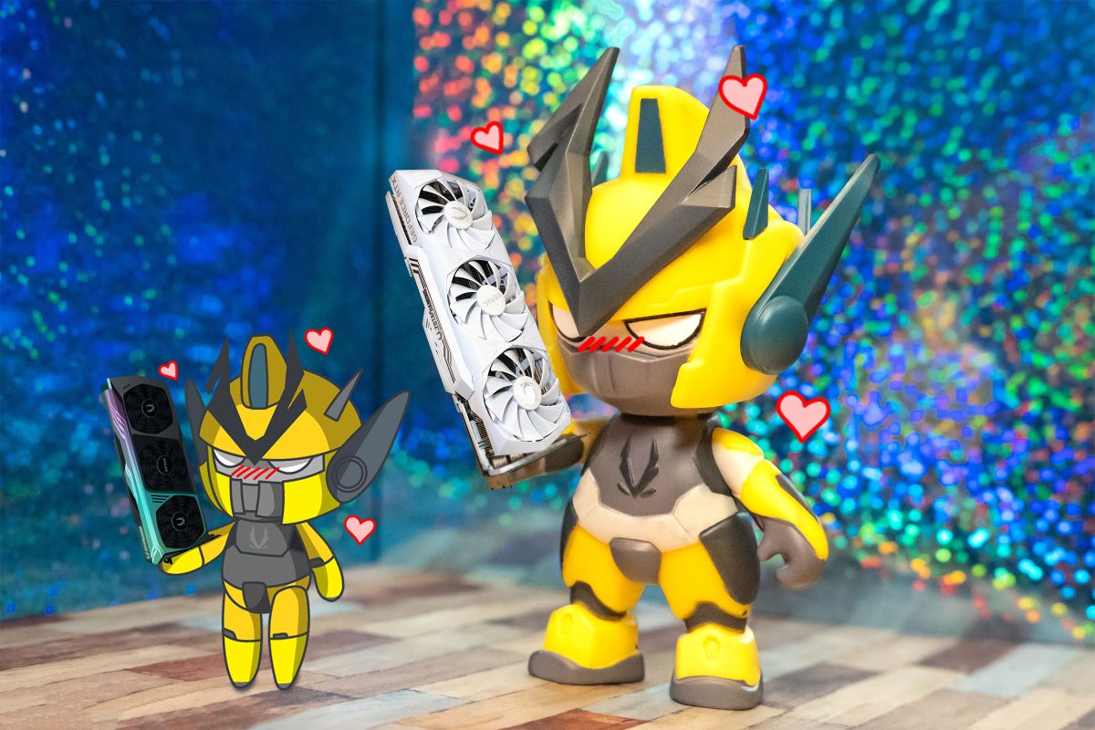 ZOTAC's tweet photo. Love at first sight.
#ZOTAC #ZOTACGAMING #ZTORM #Mascot #PcHardware #PcComponents #Tech #RTX3 https://t.co/PX81j6uKnn