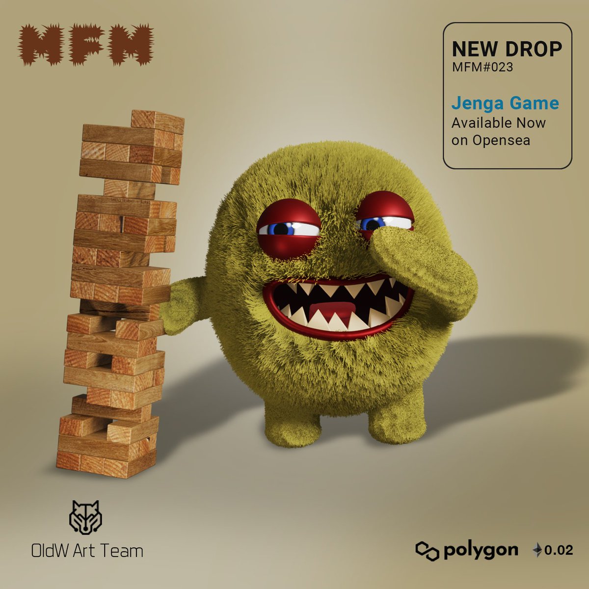 Meta Fluffy Monsters NFT tweet media