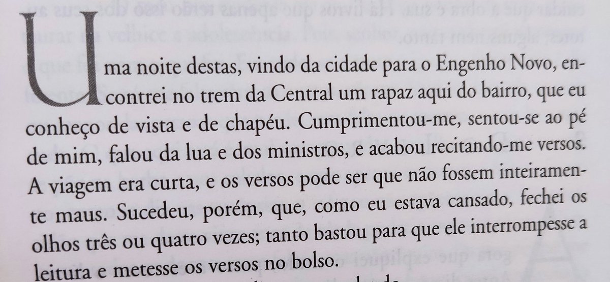 ChristianeBeno3's tweet photo. É assim que a gente percebe que deixou de ser Bentinho e passou a ser Casmurro. 😳 https://t.co/aWe9uda52S