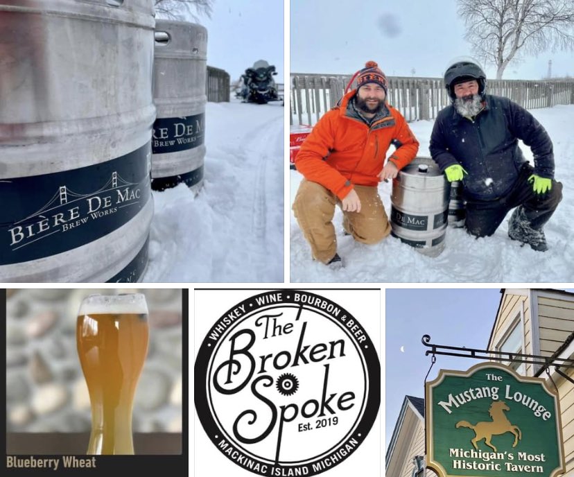 MustangLounge's tweet image. Bière De Mac Blueberry Wheat 🫐🍺
On tap at the Mustang Lounge and @brokenspoke later this week