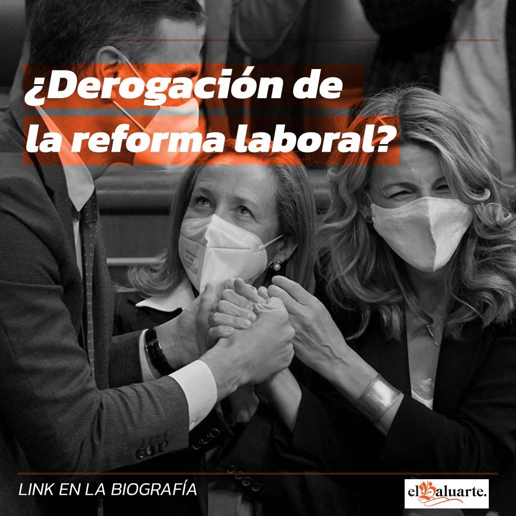 ¿DEROGACIÓN DE LA REFORMA LABORAL?

Analizamos los puntos más controvertidos de la última reforma laboral.