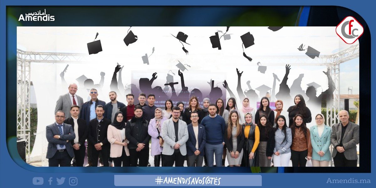 AmendisOfficiel's tweet photo. #PhotoDeLaSemaine by Amendis 📸
👉Très fiers de notre 1ère promotion de la formation en alternance 👏 Il est temps pour nos 30 #NewResourcers de mettre en pratique leurs compétences et franchir le pas pour prendre la relève de #NosHerosDuQuotidien💪
Bon vent 👩‍🎓🧑‍🎓
#WeAreResourcers https://t.co/0jse4BDPIb