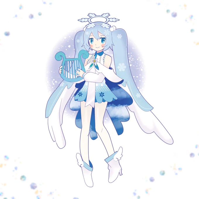 自分のデザインした雪ミクさんをとても気に入っております👼❄

https://t.co/X6efEB8njX 