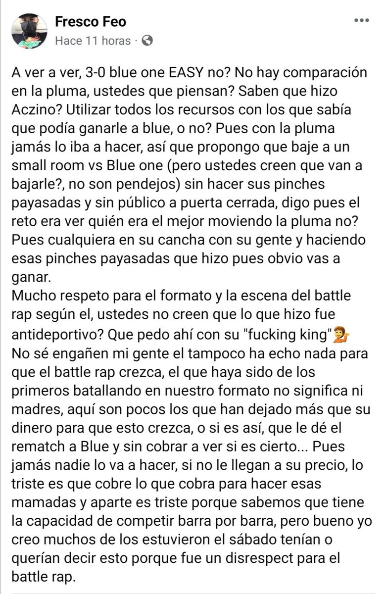 ¿Qué dice el público?
🤔🤔🤔