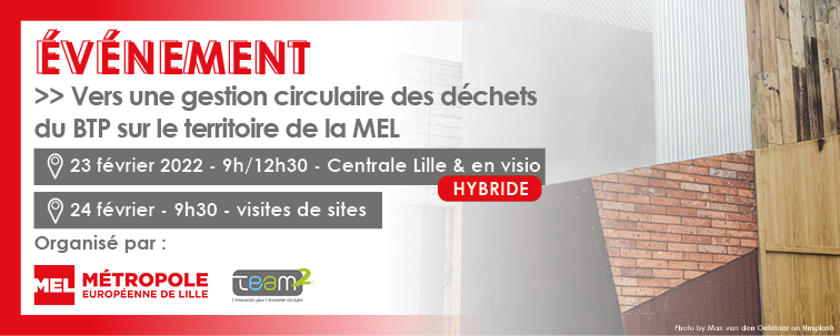 IMT_NordEurope's tweet image. 👉Présentation de la Chaire #RECONVERT #IMTNordEurope lors de la conférence @PoleTeam2 dédiée à la gestion des déchets du #BTP sur le territoire de la @MEL_Lille. 🧐