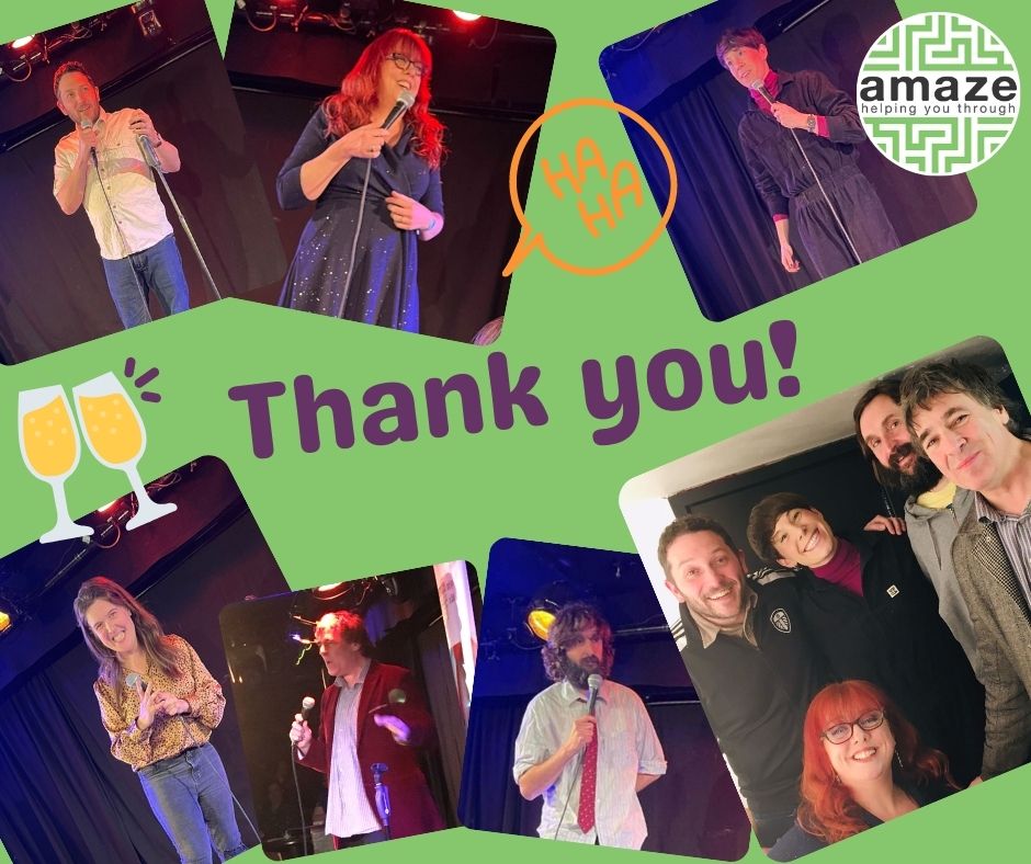 Amaze Sussex (@amazesussex) on Twitter photo WHAT A NIGHT… HUGE THANKS to all who came to the Big Cheer last night <a href="/KomediaBrighton/">Komedia Brighton</a>. So lucky to have the talented @AngelaBarnes as our compere & this awesome line up; <a href="/RonJichardson/">Jon Richardson</a>, @suziruffell, <a href="/josierones/">Rosie Jones</a>, <a href="/gillinghamjoe/">Joe Wilkinson</a> & <a href="/mrmarksteel/">Mark Steel</a>! We raised over £6,000!! THANK YOU! WHAT A NIGHT… HUGE THANKS to all who came to the Big Cheer last night <a href="/KomediaBrighton/">Komedia Brighton</a>. So lucky to have the talented @AngelaBarnes as our compere & this awesome line up; <a href="/RonJichardson/">Jon Richardson</a>, @suziruffell, <a href="/josierones/">Rosie Jones</a>, <a href="/gillinghamjoe/">Joe Wilkinson</a> & <a href="/mrmarksteel/">Mark Steel</a>! We raised over £6,000!! THANK YOU!