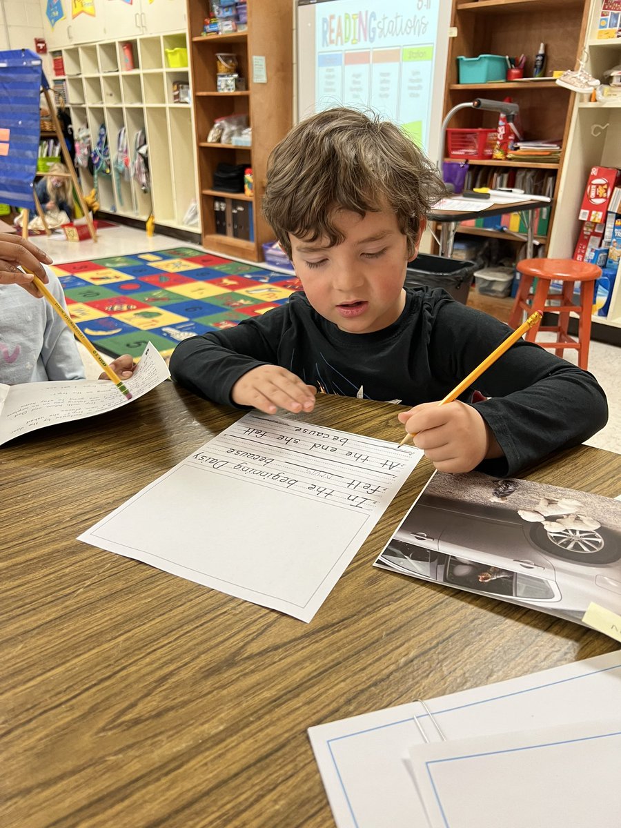 kmabe07's tweet photo. Citing a nonfiction text to support how character’s feelings changed from the beginning to the end of a story! Yes and they are 1st graders! #camscotsproud https://t.co/uewx2sBzRs