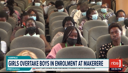 Girls have overtaken boys in enrollment at Makerere University, showcasing the impacts of affirmative action that started 30 years ago. 

51% of all students at Makerere University are female, up from 15% when the system was first introduced. 

#NBSUpdates