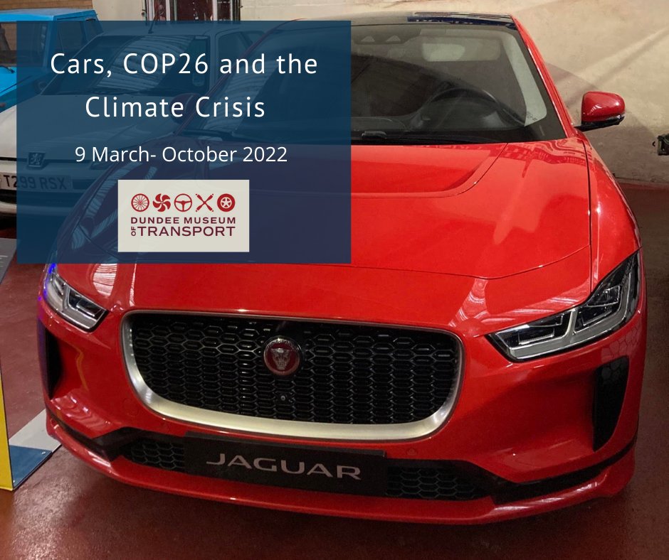 It’s almost time! The Jaguar I-PACE is ready to meet new faces. This all-electric car is part of our Cars, COP26, and Climate Change exhibit. #FutureFridays #MuseumsForClimateAction
