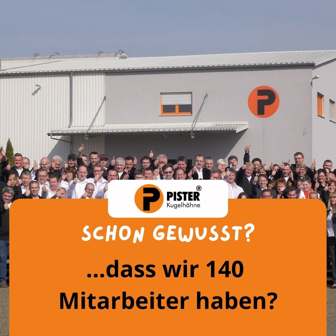 Schon gewusst? 🤩

Pister ist mit seinen 140 Mitarbeitern und seiner Niederlassung in China weltweit tätig. Wir realisieren mit unseren Partnern Projekte rund um den Globus, von Kugelhähnen für Achterbahnen bis zur Hebung von gesunkenen U-Booten.