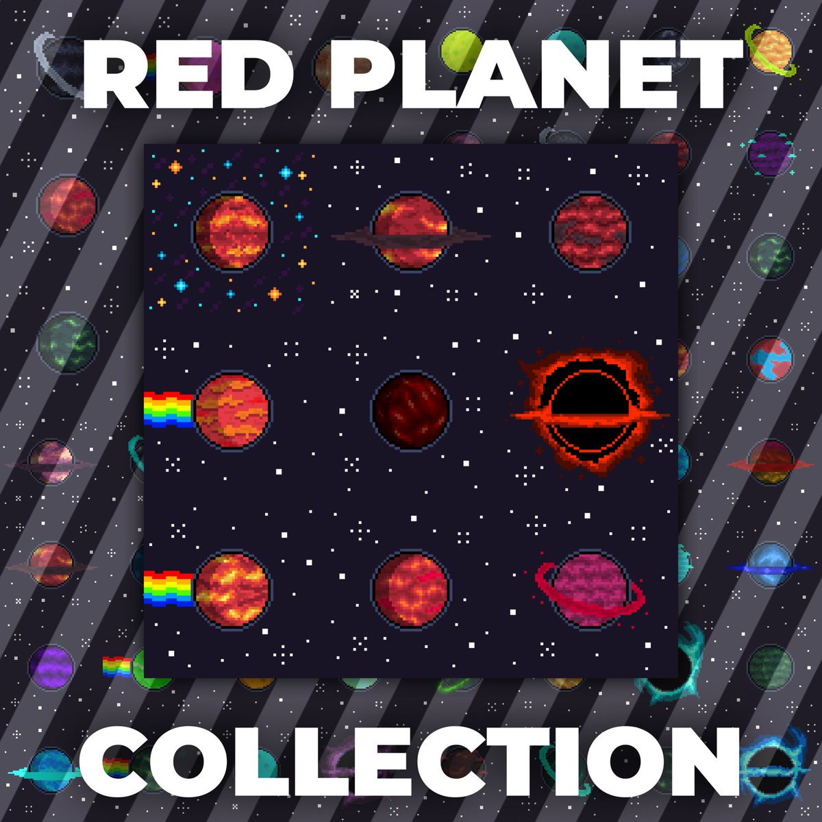 Red planet collection 💯
Available on <a href="/opensea/">OpenSea</a> 
Price 0.008ETH-0.01ETH
Free gas✨

Collect now ☺️
opensea.io/collection/pla…

#NFT #NFTs #NFTCommunity #NFTCollection #nftcollector #nftart #NFTcollectibles #OpenSeaNFT