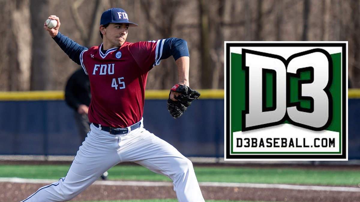 FDUDevils's tweet photo. Congrats to @FDU_Baseball graduate student Christian Capuano for being named to the @d3baseball Team of the Week! #HornsUp #HeatsRising

Stat Line: 7IP, 9K, 1H, 80 Pitches, 8-0 Win over Saint Elizabeth

Full Story: https://t.co/Rbk9SWXeTN https://t.co/rXjzScJDxv