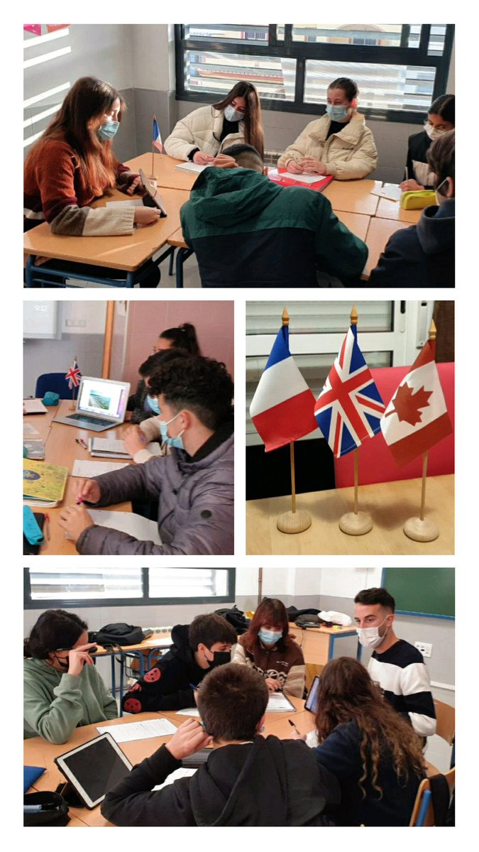 Nos centramos en el ODS 13 para descubrir cómo afecta el cambio climático a distintos países, intercambiamos información y organizamos una cumbre del clima con tres estaciones #TheresnoplanetB 🌐