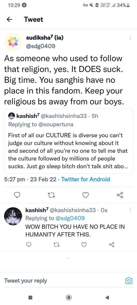 kashishsinha33's tweet photo. The hate for indian armys from indian armys because if the suga song is real. https://t.co/Eb7qrNdUZA