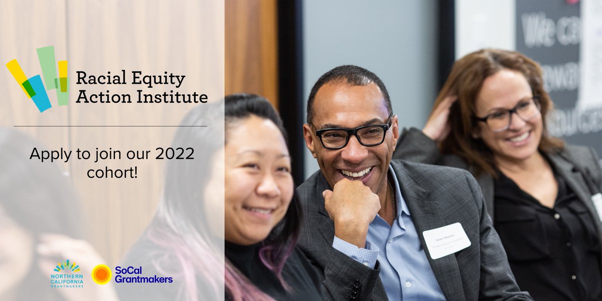 NorCalGrant's tweet photo. "When you are with like-minded people who are rooted in social justice, it can actually be joyful, and it should be joyful!"- Marcia Quinones, Marin Community Foundation, 20-21 Cohort. Apply to the Racial Equity Action Institute today! https://t.co/miITv4lqHw https://t.co/FcXVz6YpDJ