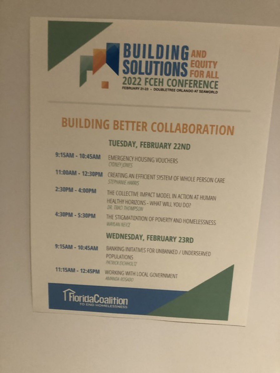 ReALmb's tweet photo. These Sessions Have Been Amazing! Look & See #FCEHConference22 @FL_Homeless https://t.co/qtSnTTeCg4