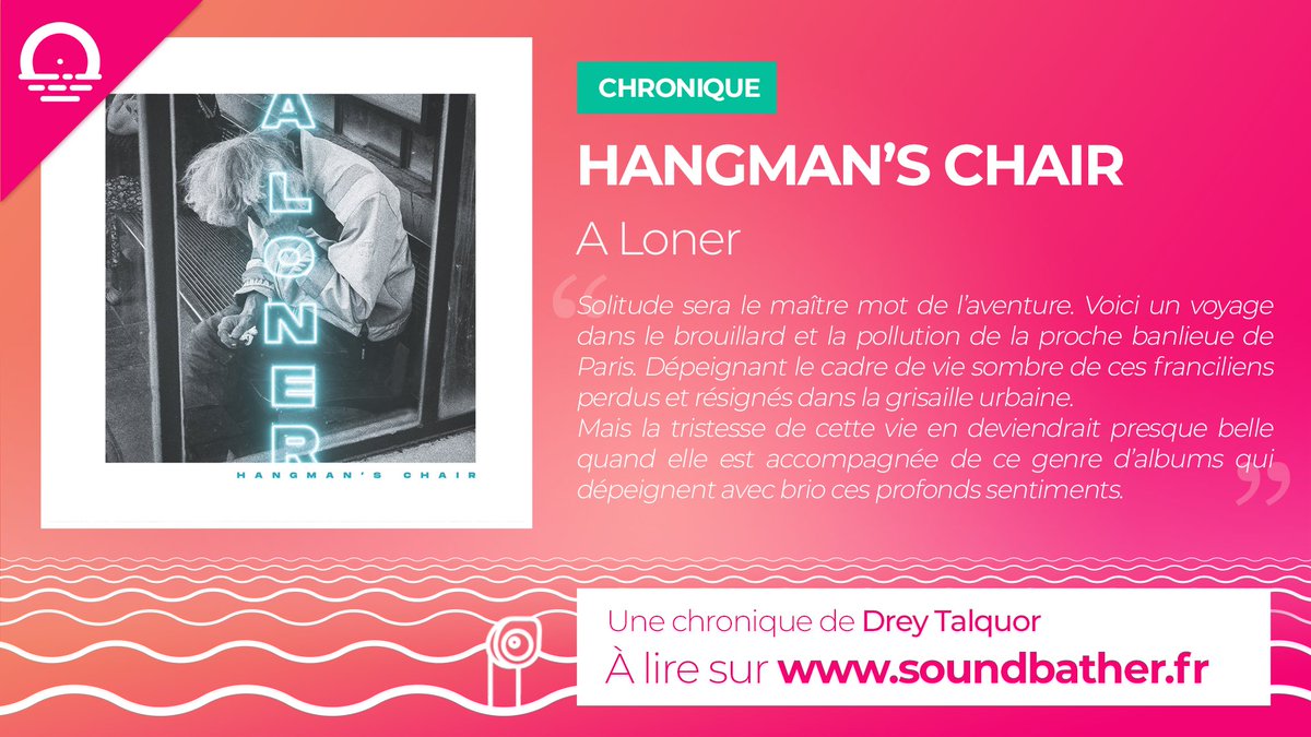 Soundbather Webzine (@soundbather) on Twitter photo Après avoir "égayé" le monde de sa noirceur et de sa mélancolie, <a href="/HangmansChair/">Hangman's Chair</a> est de retour avec "A Loner", une fresque encore plus sombre, ici décrite par les mots de @Drey_Talquor fortement touché par l'œuvre des Parisiens @nuclearblasteu : soundbather.fr/reviews/hangma… Après avoir "égayé" le monde de sa noirceur et de sa mélancolie, <a href="/HangmansChair/">Hangman's Chair</a> est de retour avec "A Loner", une fresque encore plus sombre, ici décrite par les mots de @Drey_Talquor fortement touché par l'œuvre des Parisiens @nuclearblasteu : soundbather.fr/reviews/hangma…