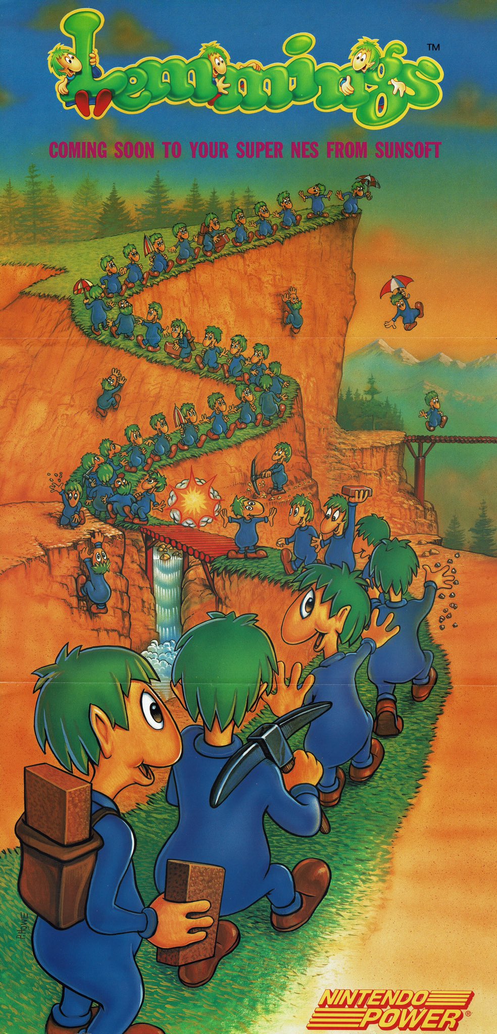Lemmings - Nintendo Super NES
