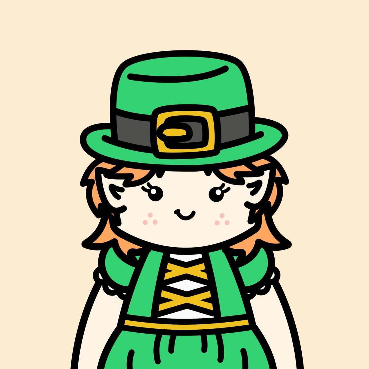 leprechaunsnft's tweet photo. We’re adding a bit more diversity to the NFT collection, what does everyone think of our new female leprechaun? 

#FreeMint #NFTCommunity #NFTdrop https://t.co/N6AyNvqJ5C