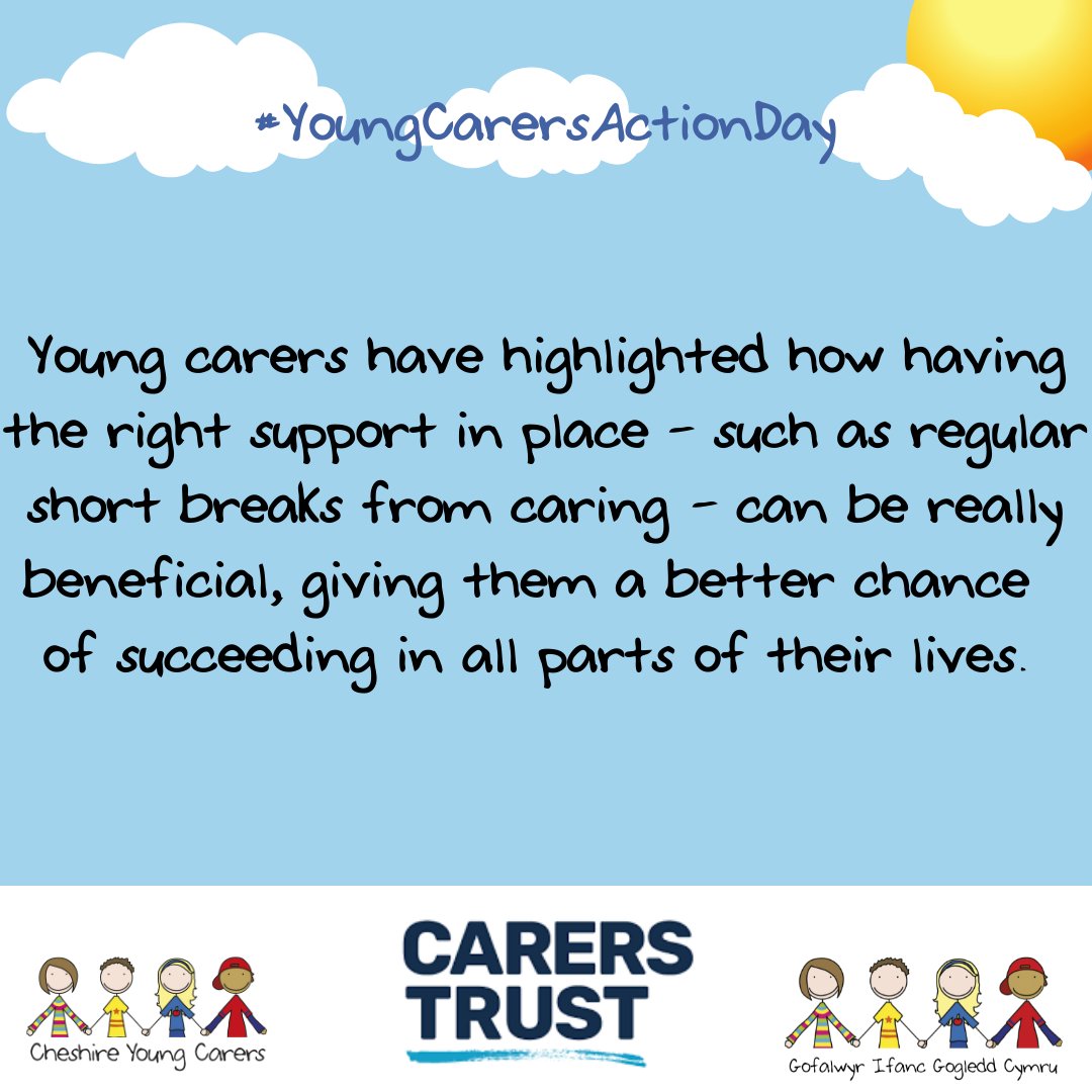 Today is Young Carers Action Day 
This year we are celebrating our amazing young carers and how the respite activities that we provide at Cheshire Young Carers have a big impact upon the young carers that we support across Cheshire. 
#YoungCarersActionDay #cheshire #youngcarers