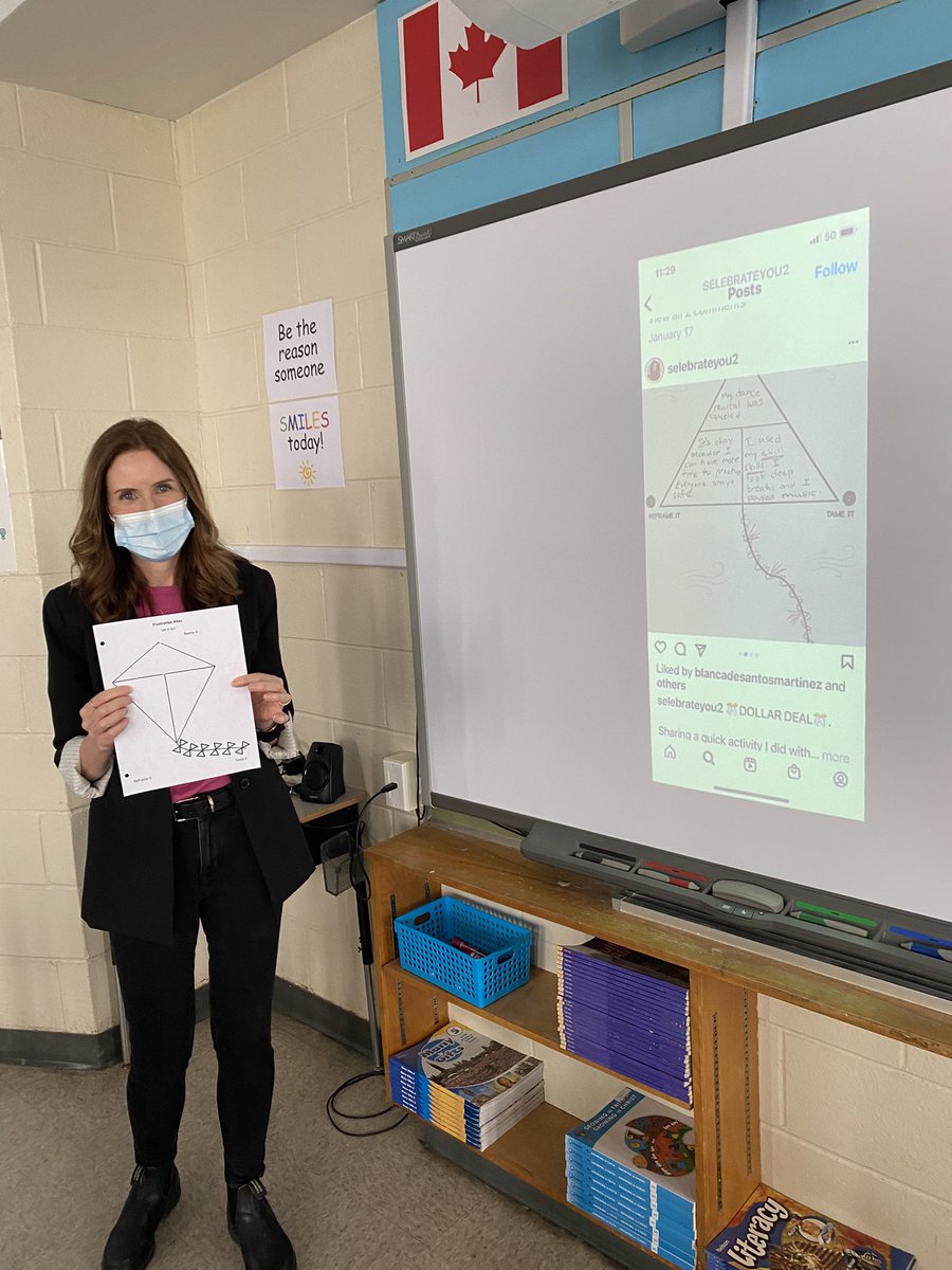 MsMcGillyALCDSB's tweet photo. Thanks Mrs W @alcdsb_gvan @alcdsb for sharing! #SelfReg collaborators check this out - kite activity where s identify stress then reframe and tame it so they can learn strategies to let it go - helps s move from red to blue brain! So love #iSERT collaborations! https://t.co/qnsoXXSeEO