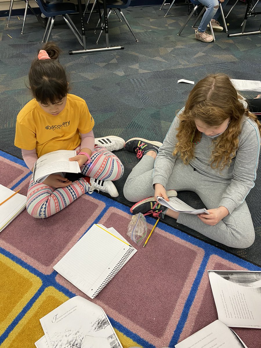 MrsSharpGr3's tweet photo. Today, we are analyzing the main characters in the book, “Each Kindness.” The kiddos are finding evidence to support their big, bold opinions about the characters. This story definitely pulled on our heart strings! https://t.co/mKYiq5Bw7B