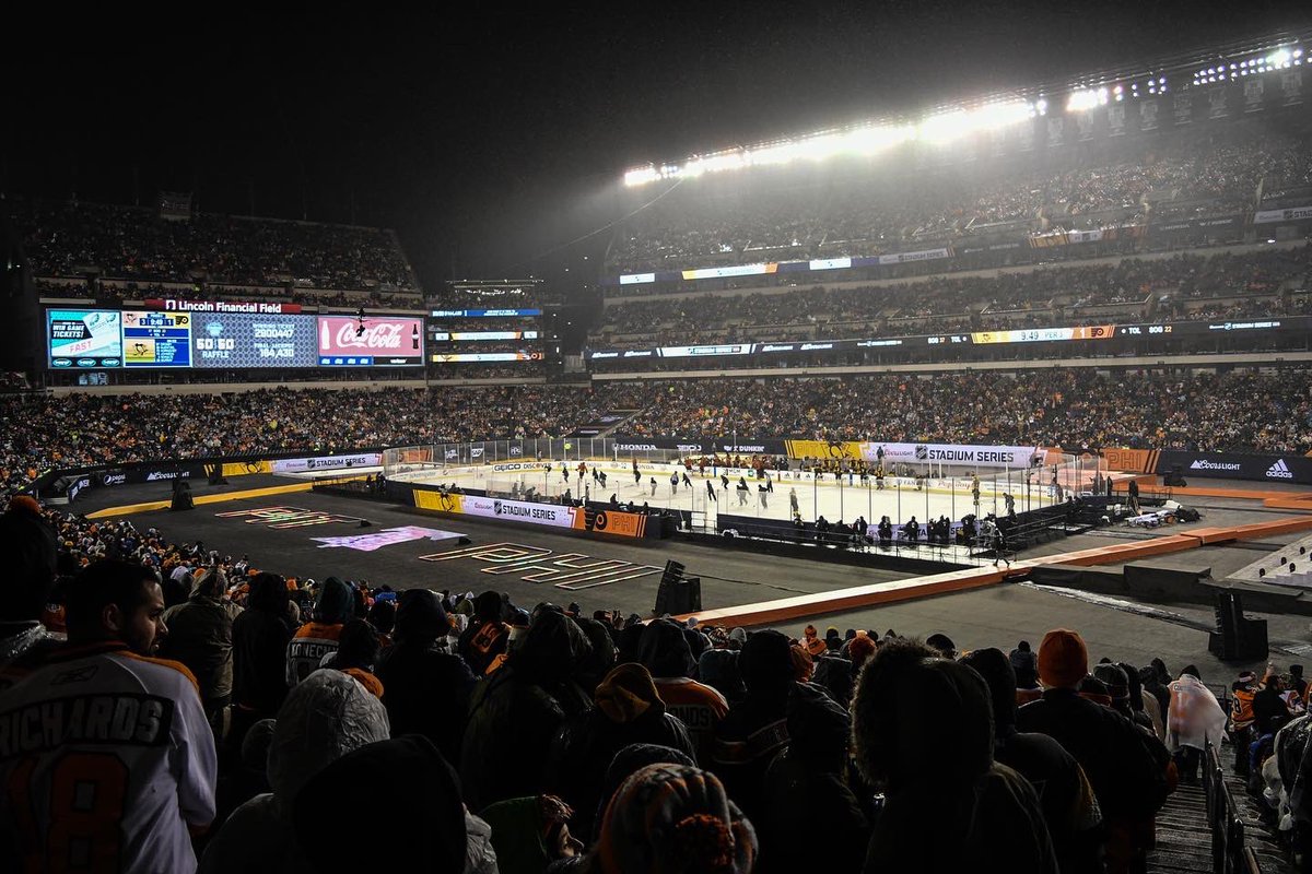Typeonephoto's tweet photo. Stadium Series at the Linc 3 years ago today… What a game it was!
.
.
.
.
#typeonephoto #flyers #phillyhockey #phillysports #stadiumseries #nhl #hockeyphotos #hockey #outdoorhockey https://t.co/qA5afDAXGc