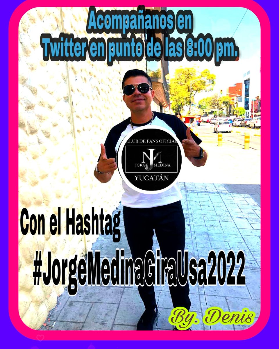 JMClub_EdoMex's tweet photo. Te esperamos este Viernes a las 8 p.m. en Twitter, acompáñanos con el #JorgeMedinaGiraUSA2022
#JorgeMedina
#FiestaEnElRancho
#JorgeMedinaGiraUSA2022
#YoSoySedeEdoMex 
@j_medina37 
By: Ann https://t.co/8DgQqQ9N31