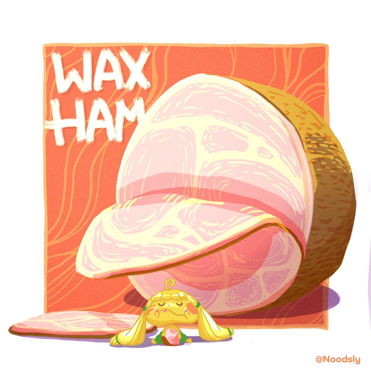 dropping today some freshly cured ham from <a href="/noodsly/">Noodsly</a> Word is it is good for a ham sandwich! 

neftyblocks.com/c/noodslynoods…