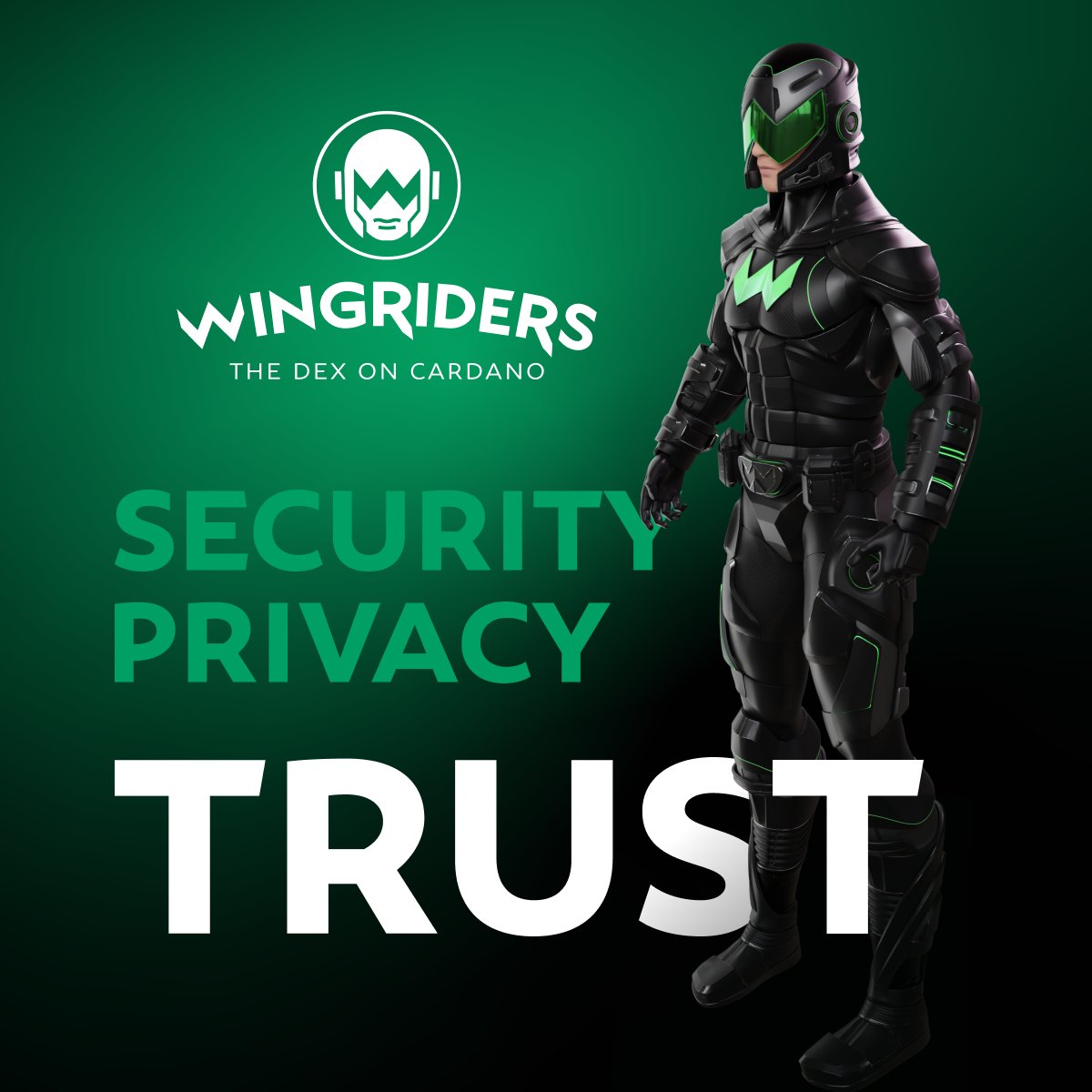 wingriderscom's tweet image. 🛡️#WingRidersDEX is focused on protecting the privacy and security of its community. We are audited, and getting ready to move to Mainnet - the “W” on our logo is the sign of trust💪

#CardanoCommunity #Cardano