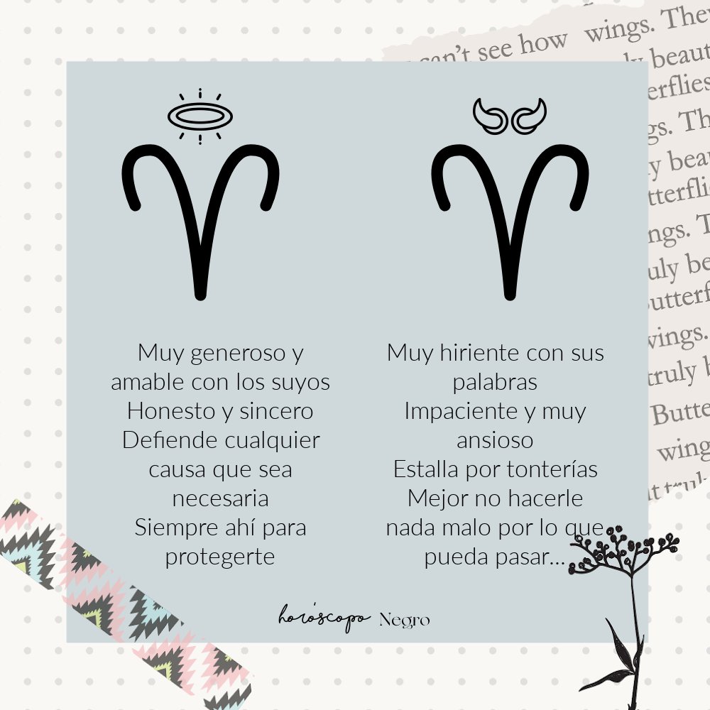 aries_hn's tweet image. El lado ángel vs el lado de demonio de #Aries ♈️