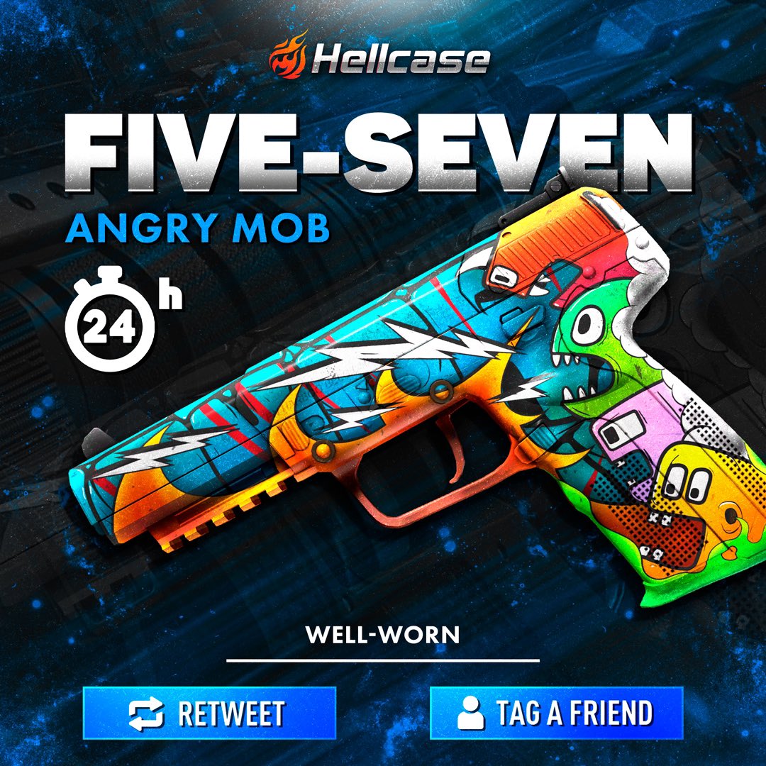 hellcasecom's tweet image. 👇Tag The Best Friend &amp;amp; Like
🚀 Follow us
🔥 Retweet this post
😎 The last winner was @heliofillia 

#hellcase #csgo #csgoskin #csgoskins #csgoskinsgiveaway #csgocases #csgocase #hellcasegiveaway #csgoskinsfree #csgoskinsgiveaway