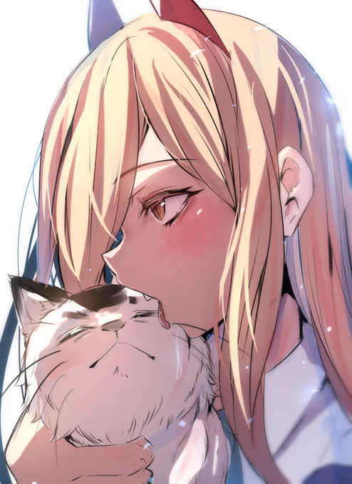 Powah-chan eat kat 🐱

#chainsawman 