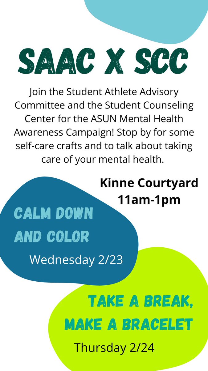 Come see us outside the Kinne Center during your lunch break today and tomorrow! <a href="/ASUNSAAC/">#ASUNWillRise</a>