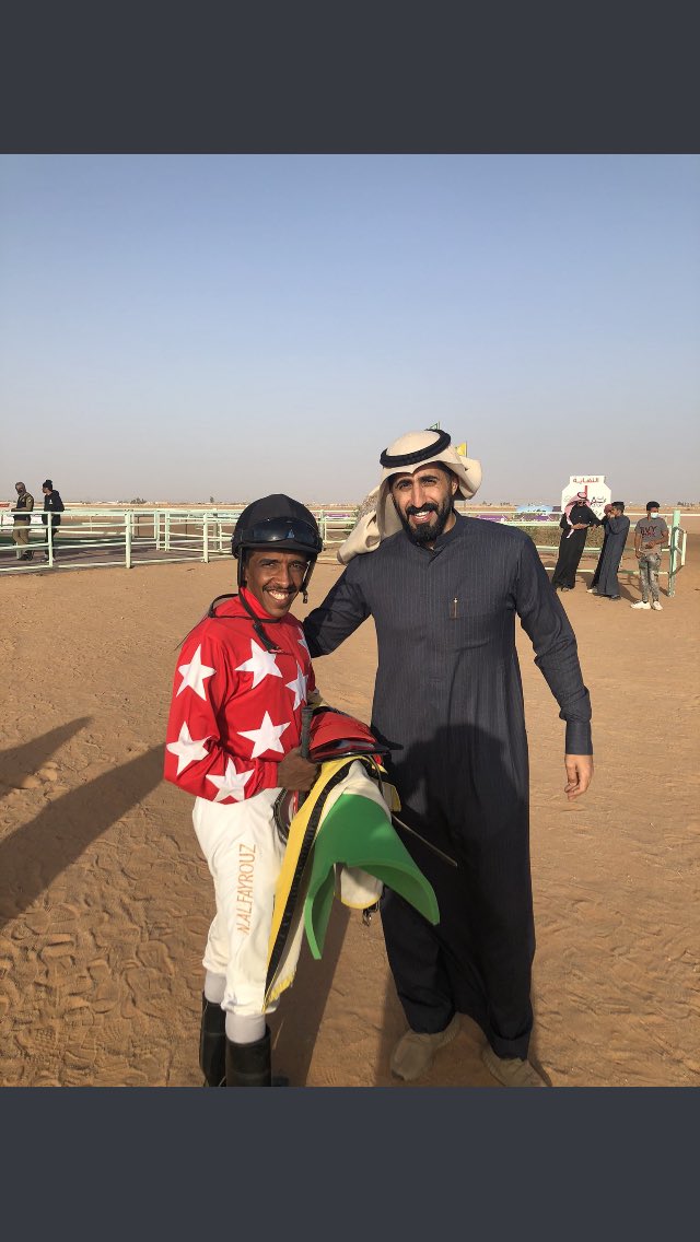 أبارك لابن العم ماجد احمد المرشدي البجيدي الجواد مجدك لنا يخطف كاس مواليد 2019 بميدان حائل الف مبروك يابو احمد