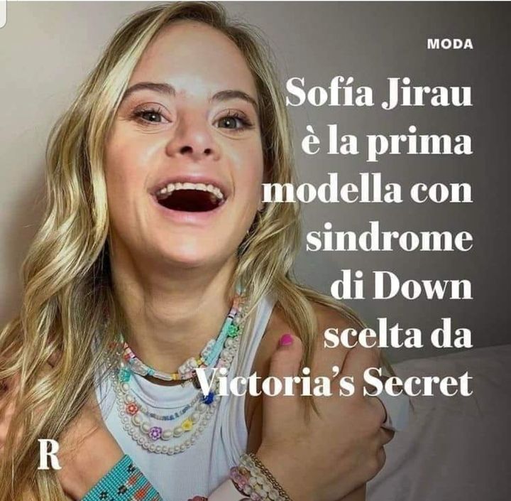 erikastefani71's tweet photo. Complimenti a Sofia Jirau, la prima modella con sindrome di Down e complimenti a Victoria's Secret per aver compiuto questa scelta.👍

Oggi è una bella giornata nella lotta alle discriminazioni👏👏👏
https://t.co/edlEonUPNo https://t.co/wNTdBl3PVv
