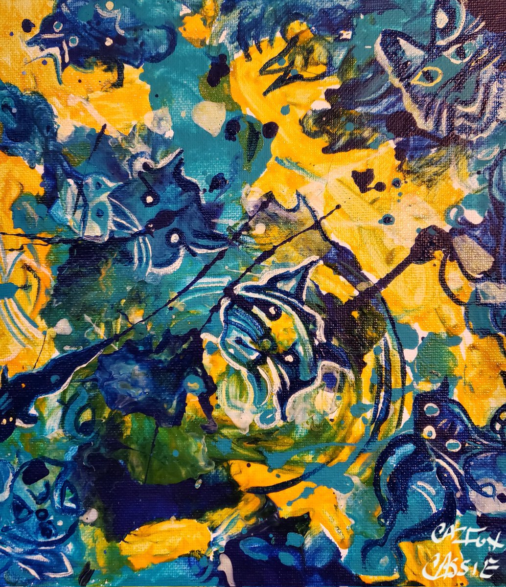 CassieJFox's tweet photo. What do you see? #CassieJFoxArt #CazFoxMedia #Acrylic #FlowMedium #Canvas #Art https://t.co/3pOHh3FAD5
