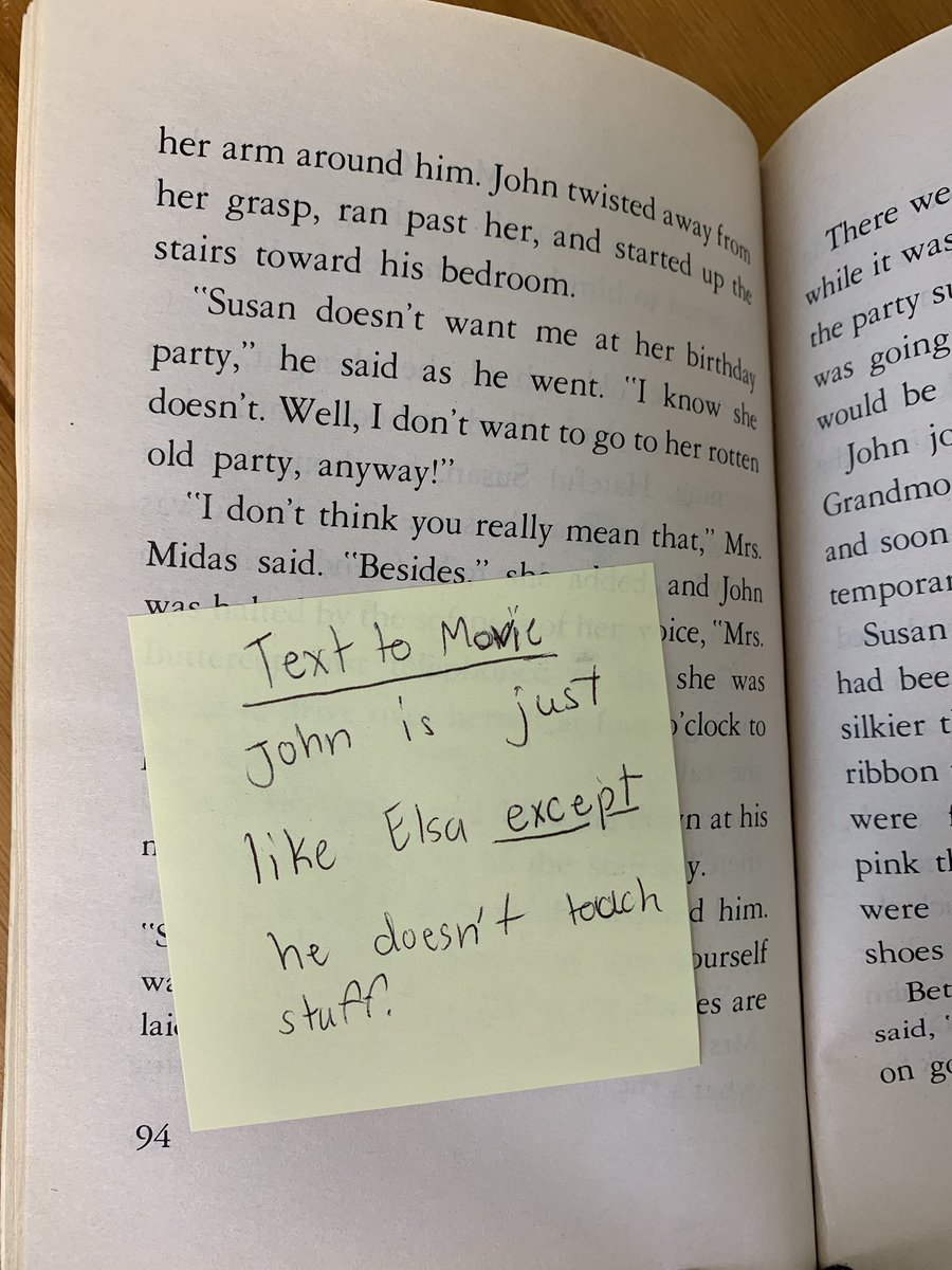 MrsAmySpencer's tweet photo. Crinkled think mark bookmarks means students are using these to guide their thinking &amp; understanding while reading! Ms Wienhold’s book club students, are you ready for our next book? @NorwoodES @canstafford @JSzymanski301 #PDinAction @HoerJennifer @ms_kotzum @katharine_hare https://t.co/Q3SLn948bX