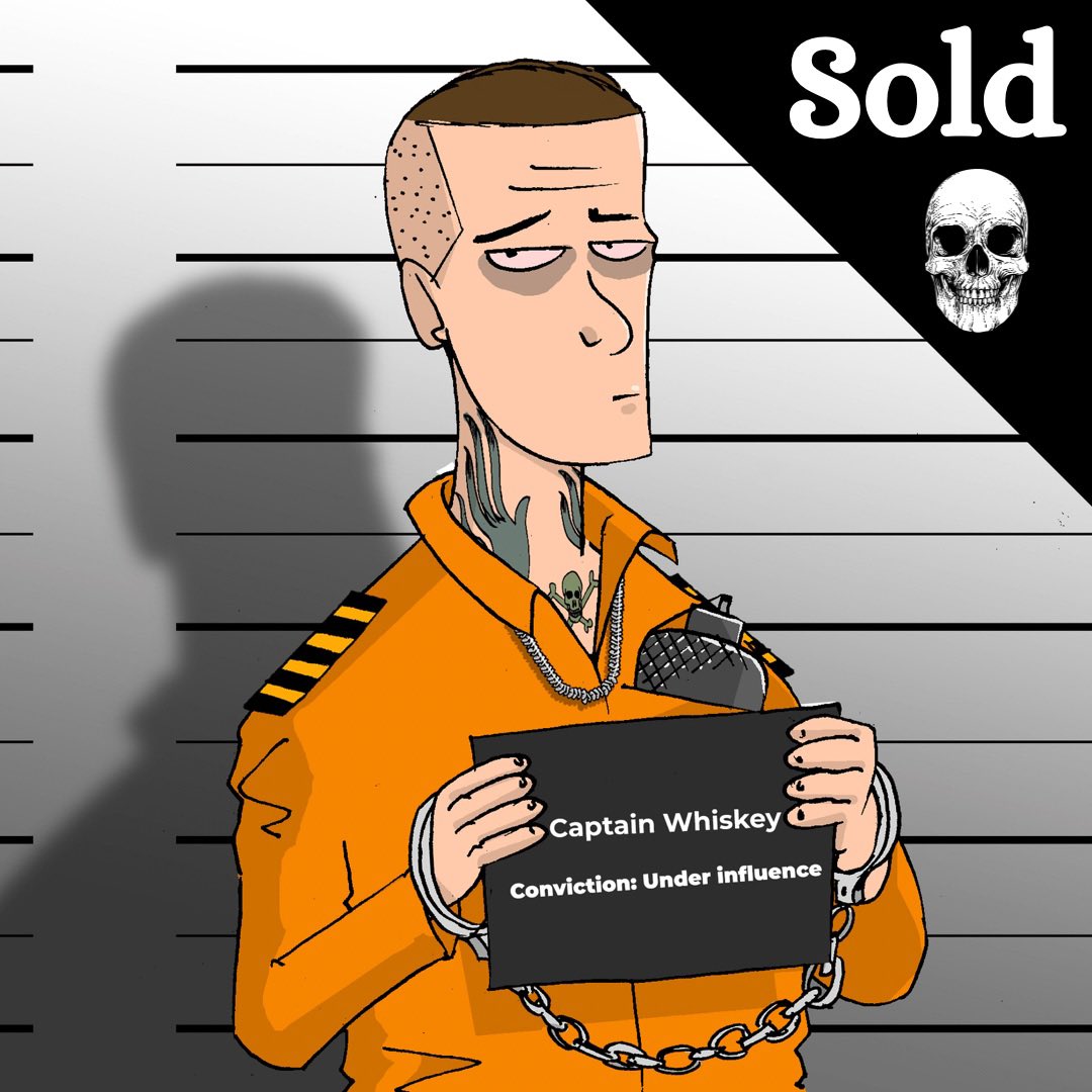 TheCryptoPilots's tweet photo. Captain Whiskey has sold ☠️

Welcome to the exclusive Captain club @bryanroseveare! You are now the proud owner of one of 26 unique CryptoPilots &amp; man we’re stoked to have you onboard👨‍✈️

#captainwhiskey #thecryptopilots #nftcommunity #opensea #aviationart #openseaio https://t.co/PcLFZWnVuH