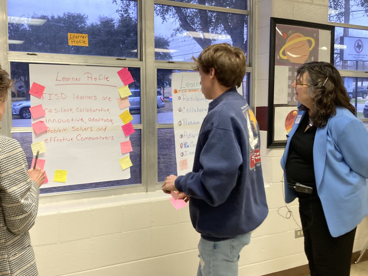 DrRhondaWade's tweet photo. Starting our 2nd day of our learning design work reflecting on our progress on creating our Call to Action and Learner Profile. @FloresvilleISD #engage2learn https://t.co/F7LUw5xrT5