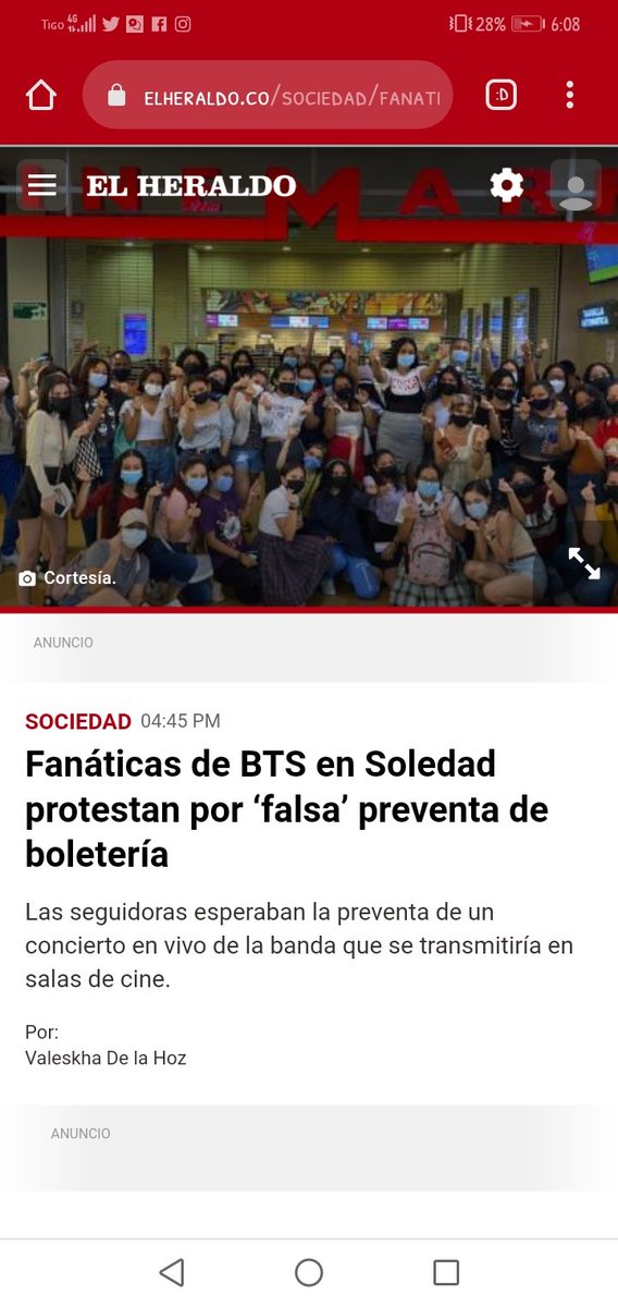 ChayreeP's tweet photo. #cinemarksoledad @CinemarkCol
Necesitamos una respuesta, estamos aquí, queremos concierto 💜
@BTS_twt @HYBEOFFICIALtwt  #LACOSTATAMBIENTIENEARMYS
#ARMY https://t.co/6wxS9FVVUV