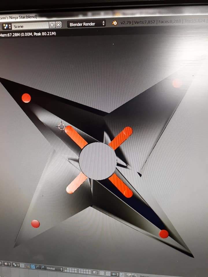 shadowdr32's tweet photo. Ninja Star on Blender.
#NinjaStar #Blender3D #3Dmodeling #GameDesign #Software https://t.co/BXxZlKelpW