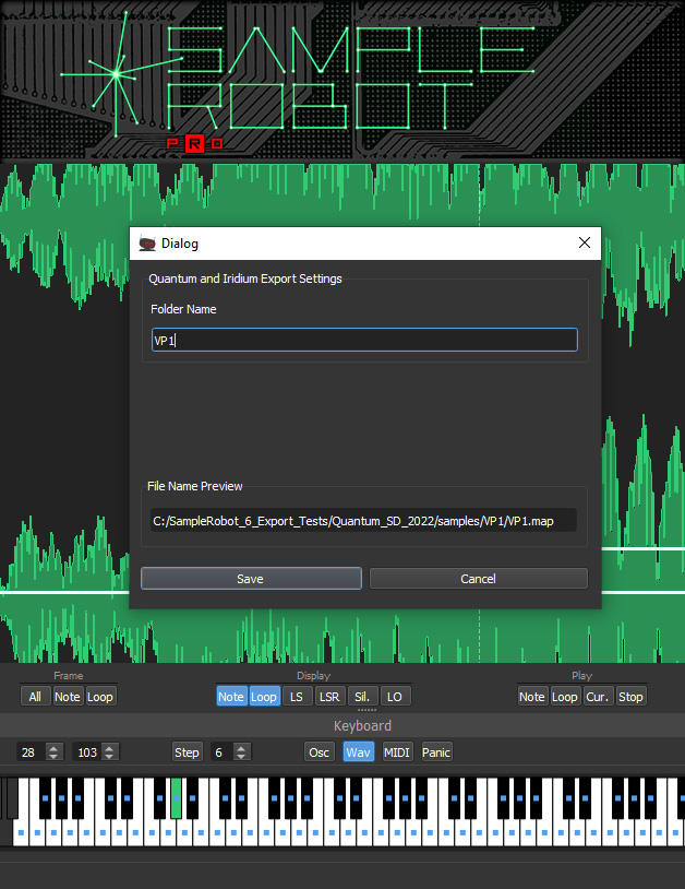 SampleRobot's tweet image. Sample export for #waldorfquantum and #waldorfiridium is now fully implemented in #SampleRobot Pro and Multi-X and will be released in the upcoming version 6.6 update. SampleRobot can now write Quantum/Iridium Map files for automated mapping of complex multisamples. @WaldorfGmbH