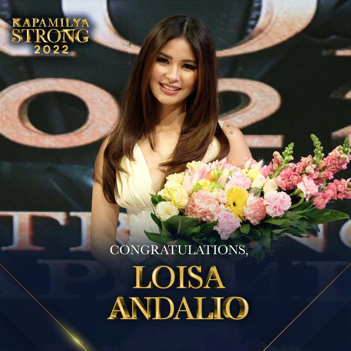 starmagicphils's tweet image. Congratulations, @iamAndalioLoisa, on your newest career milestone! #KapamilyaStrong2022
