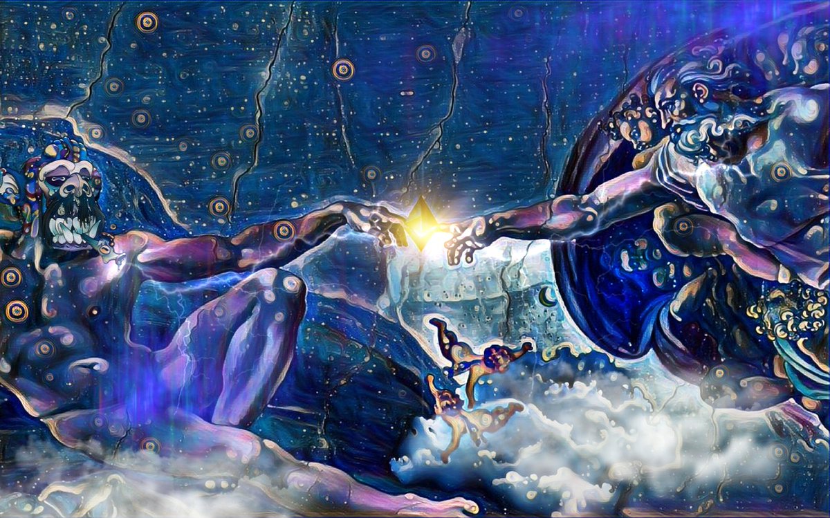moondust_36's tweet photo. Community!!! Yesterday I asked Your opinion whether I can mint it and shockingly 90% replied with YES! This makes me sad cause this piece is a great example of creative plagiarism so it CAN'T be minted!!!
Is Your art FAIR ??? 🔽🔽🔽
Please follow @fairArtNFT for more info!!! https://t.co/StQsA132ha